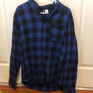 Blue flannel